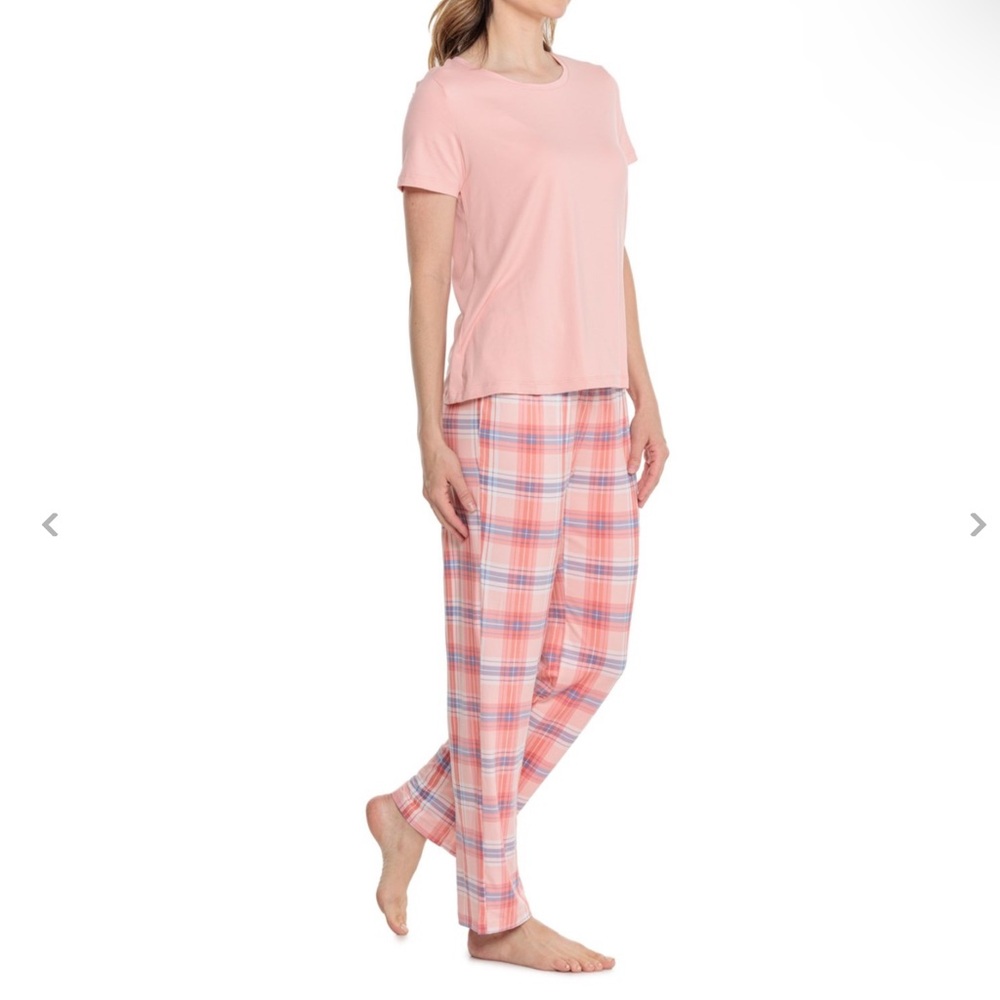 Eddie Bauer Women’s Large Bliss Knit Lounge Set - Short Sleeve